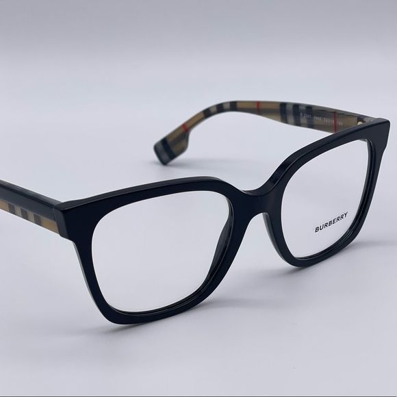 BRAND NEW BURBERRY EVELYN BE2347 3942 Black/Demo Lens Women Eyeglasses - Picture 6 of 12